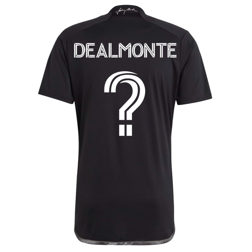 Mænd Charly Dealmonte #0 Sort Udebane Spillertrøjer 2023/24 Trøje T-Shirt