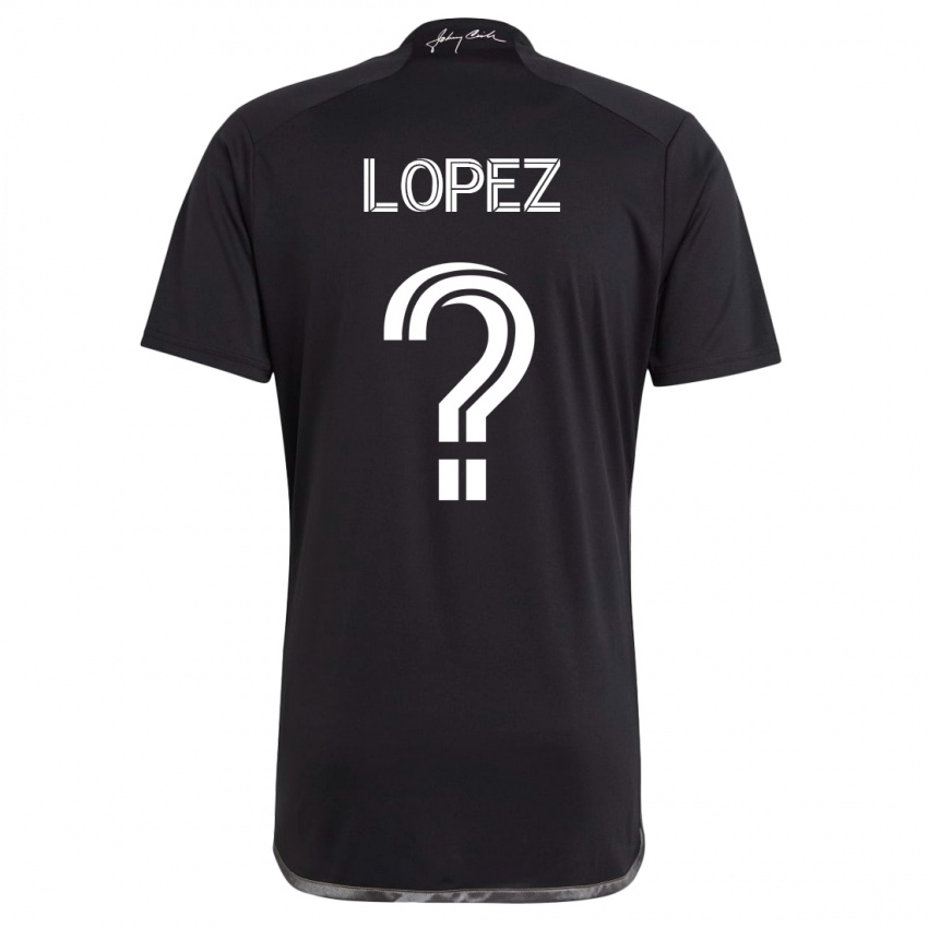 Mænd Alejandro Velazquez-Lopez #0 Sort Udebane Spillertrøjer 2023/24 Trøje T-Shirt