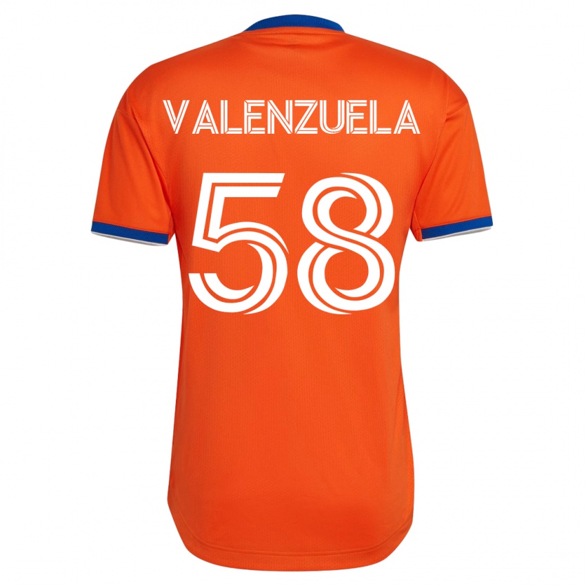 Mænd Gerardo Valenzuela #58 Hvid Udebane Spillertrøjer 2023/24 Trøje T-Shirt
