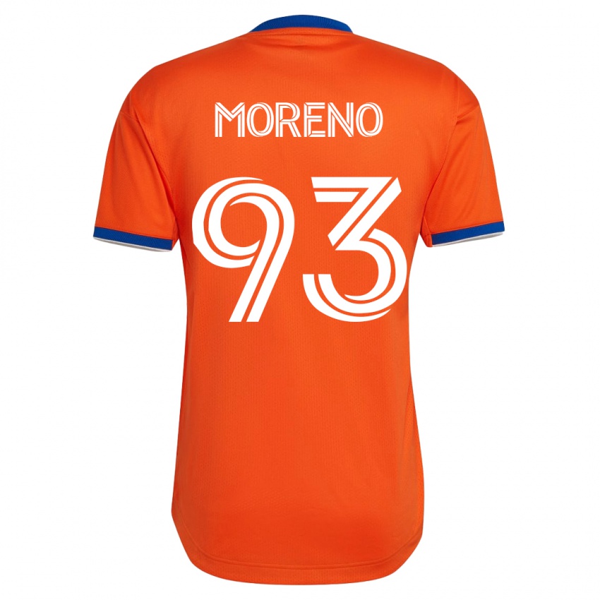 Mænd Júnior Moreno #93 Hvid Udebane Spillertrøjer 2023/24 Trøje T-Shirt