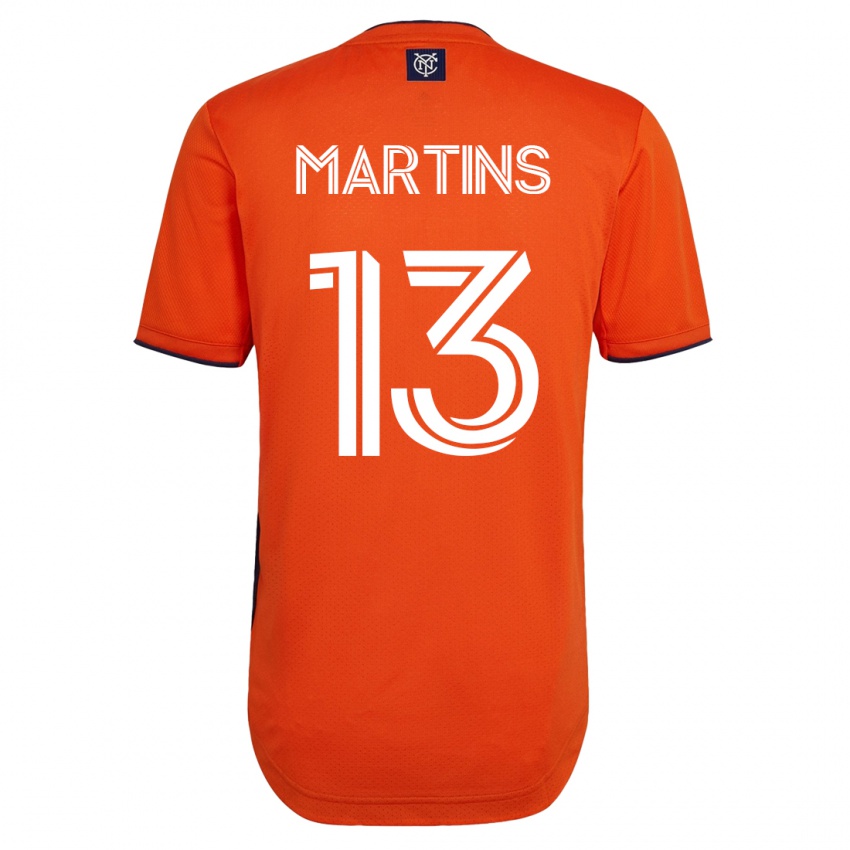 Mænd Thiago Martins #13 Sort Udebane Spillertrøjer 2023/24 Trøje T-Shirt
