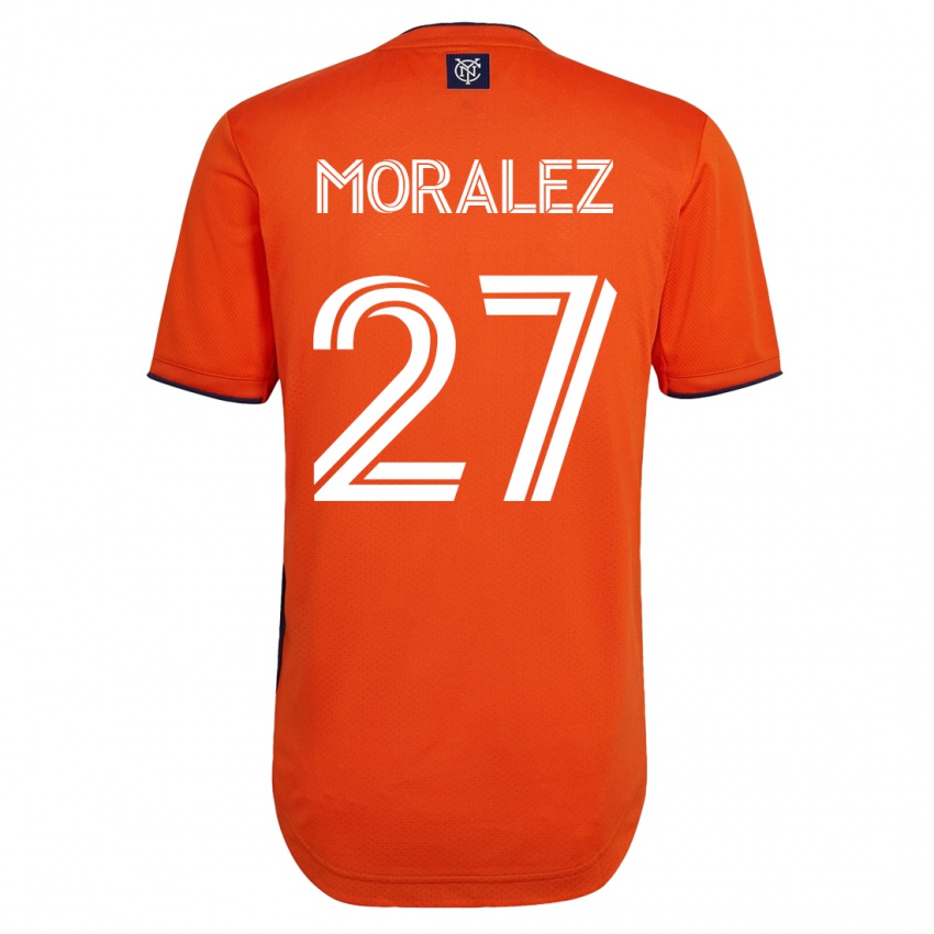 Mænd Maxi Moralez #27 Sort Udebane Spillertrøjer 2023/24 Trøje T-Shirt