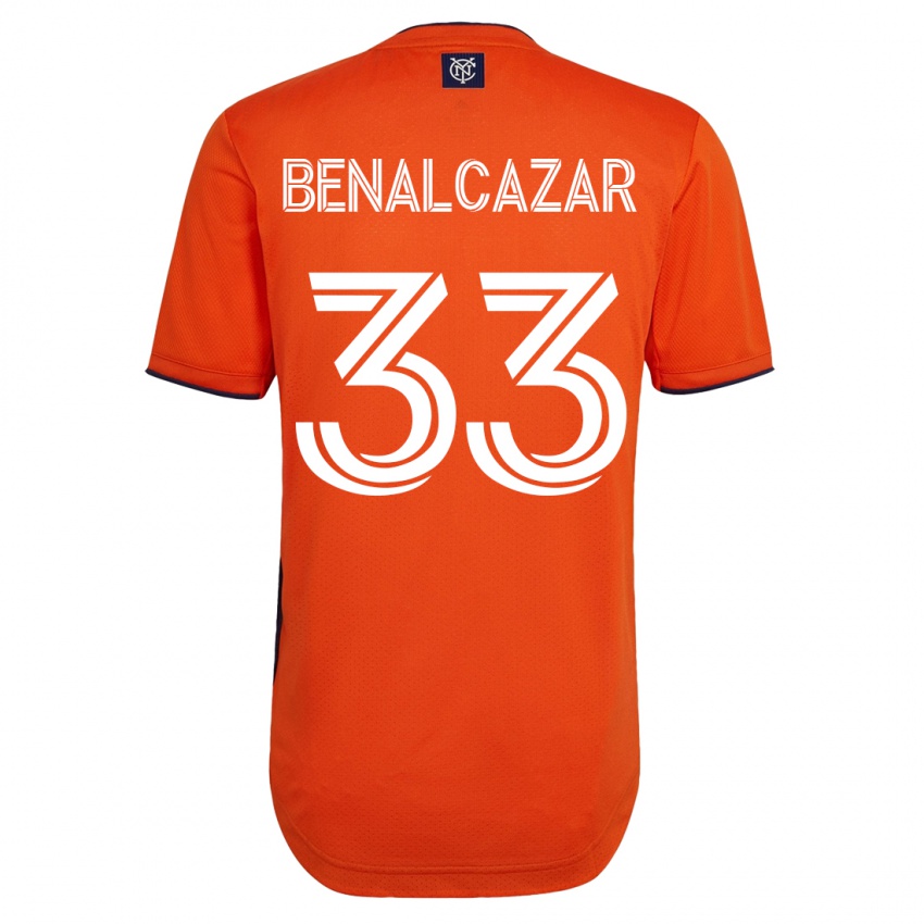 Mænd Nico Benalcázar #33 Sort Udebane Spillertrøjer 2023/24 Trøje T-Shirt