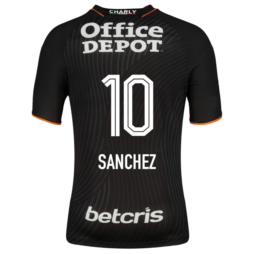 Mænd Érick Sánchez #10 Sort Udebane Spillertrøjer 2023/24 Trøje T-Shirt