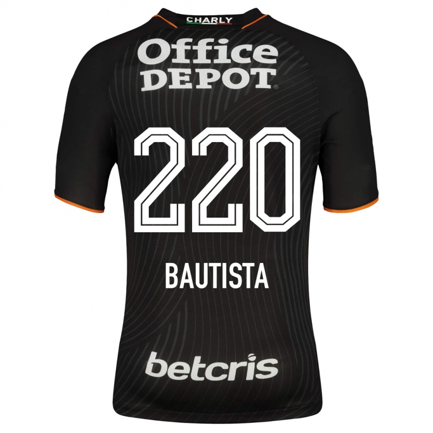 Mænd Alán Bautista #220 Sort Udebane Spillertrøjer 2023/24 Trøje T-Shirt