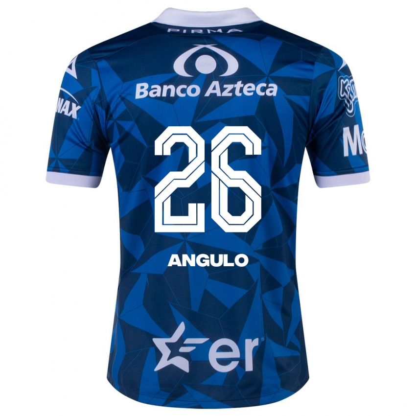 Mænd Brayan Angulo #26 Blå Udebane Spillertrøjer 2023/24 Trøje T-Shirt