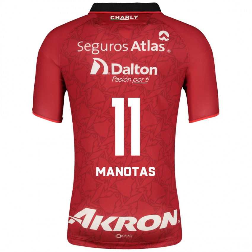 Mænd Mauro Manotas #11 Rød Udebane Spillertrøjer 2023/24 Trøje T-Shirt