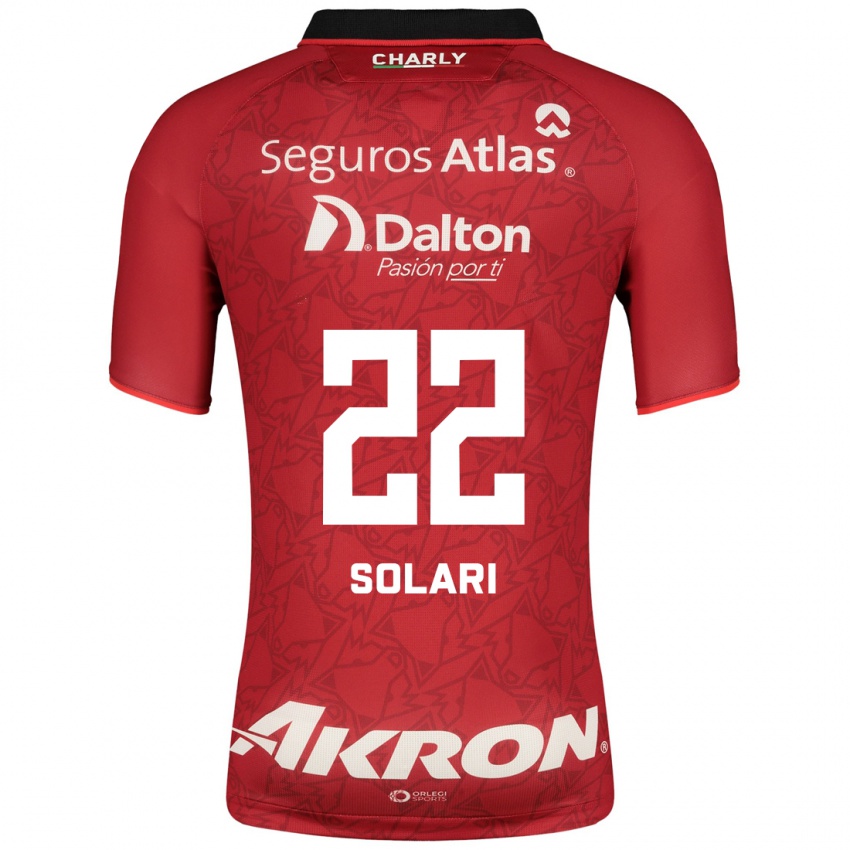 Mænd Augusto Solari #22 Rød Udebane Spillertrøjer 2023/24 Trøje T-Shirt