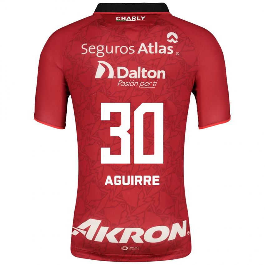 Mænd Eduardo Aguirre #30 Rød Udebane Spillertrøjer 2023/24 Trøje T-Shirt
