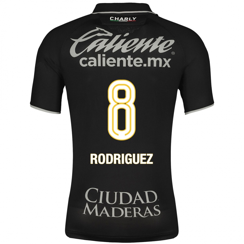 Mænd Iván Rodríguez #8 Sort Udebane Spillertrøjer 2023/24 Trøje T-Shirt