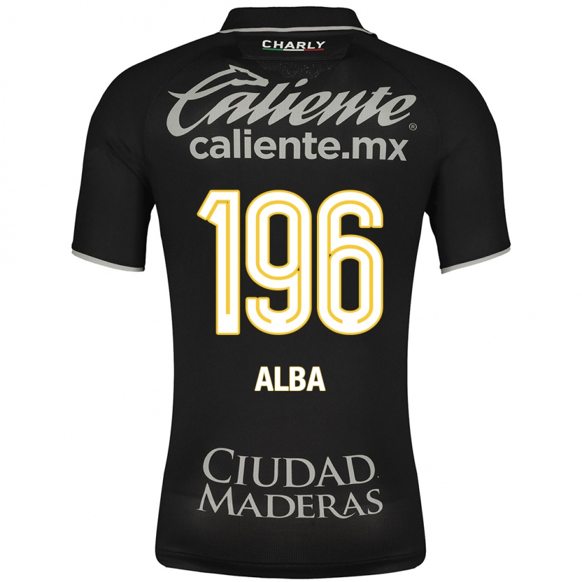 Mænd Óscar Alba #196 Sort Udebane Spillertrøjer 2023/24 Trøje T-Shirt
