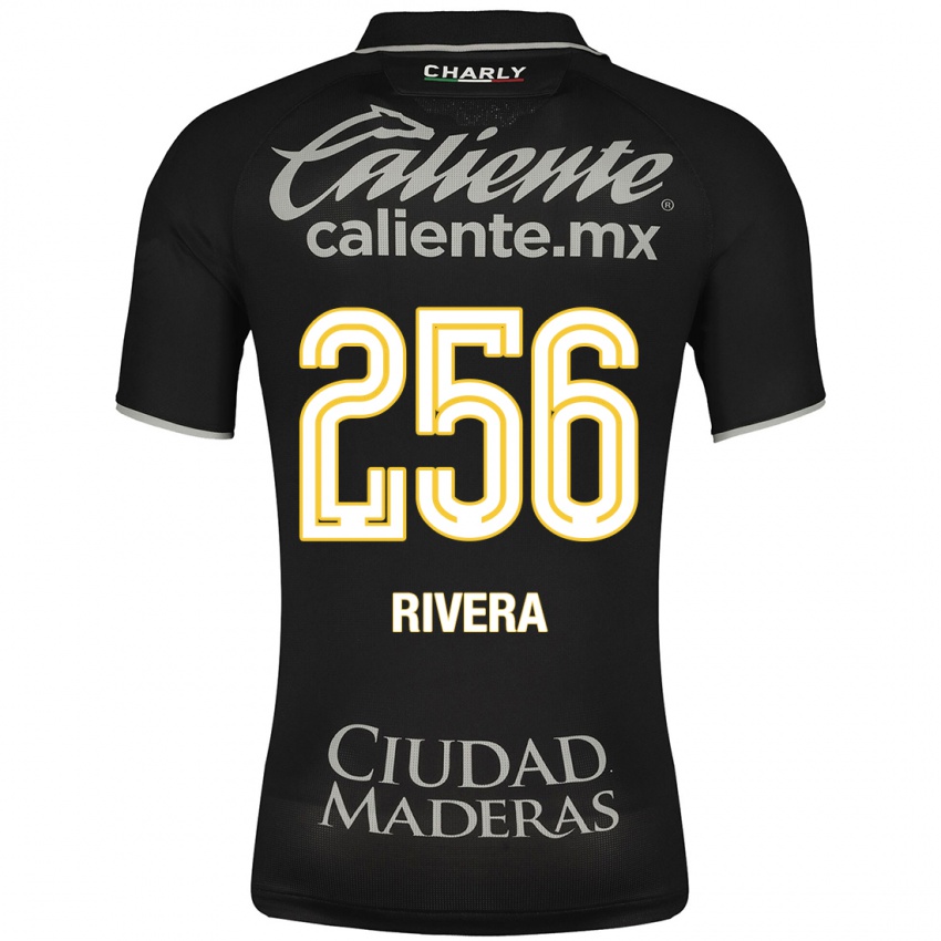 Mænd Fernando Rivera #256 Sort Udebane Spillertrøjer 2023/24 Trøje T-Shirt