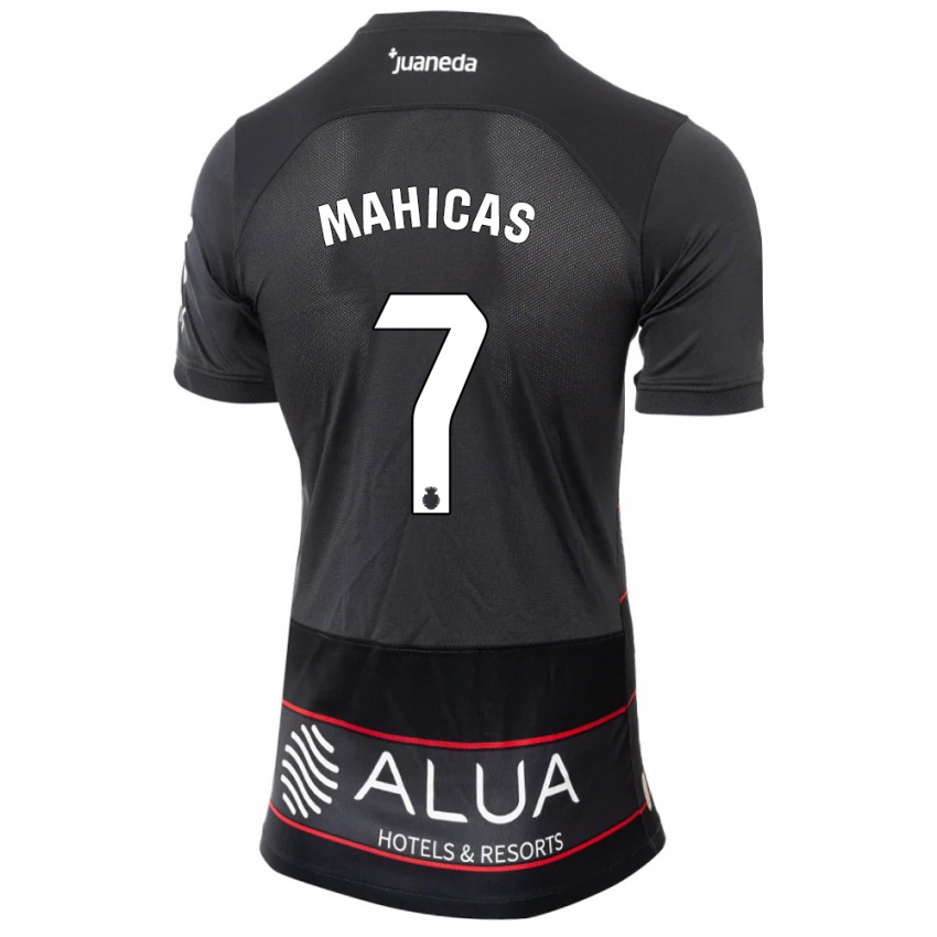 Mænd Julián Mahicas #7 Sort Udebane Spillertrøjer 2023/24 Trøje T-Shirt