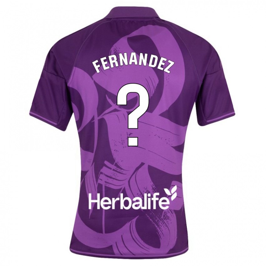 Mænd Víctor Fernández #0 Viol Udebane Spillertrøjer 2023/24 Trøje T-Shirt