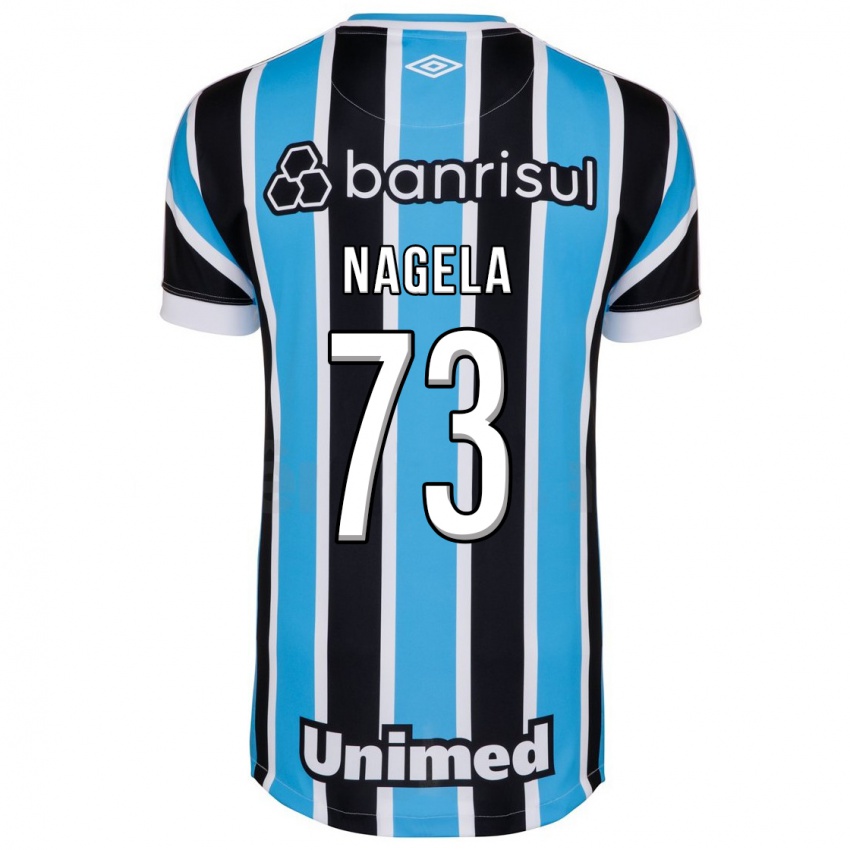 Kvinder Nágela #73 Blå Hjemmebane Spillertrøjer 2023/24 Trøje T-Shirt