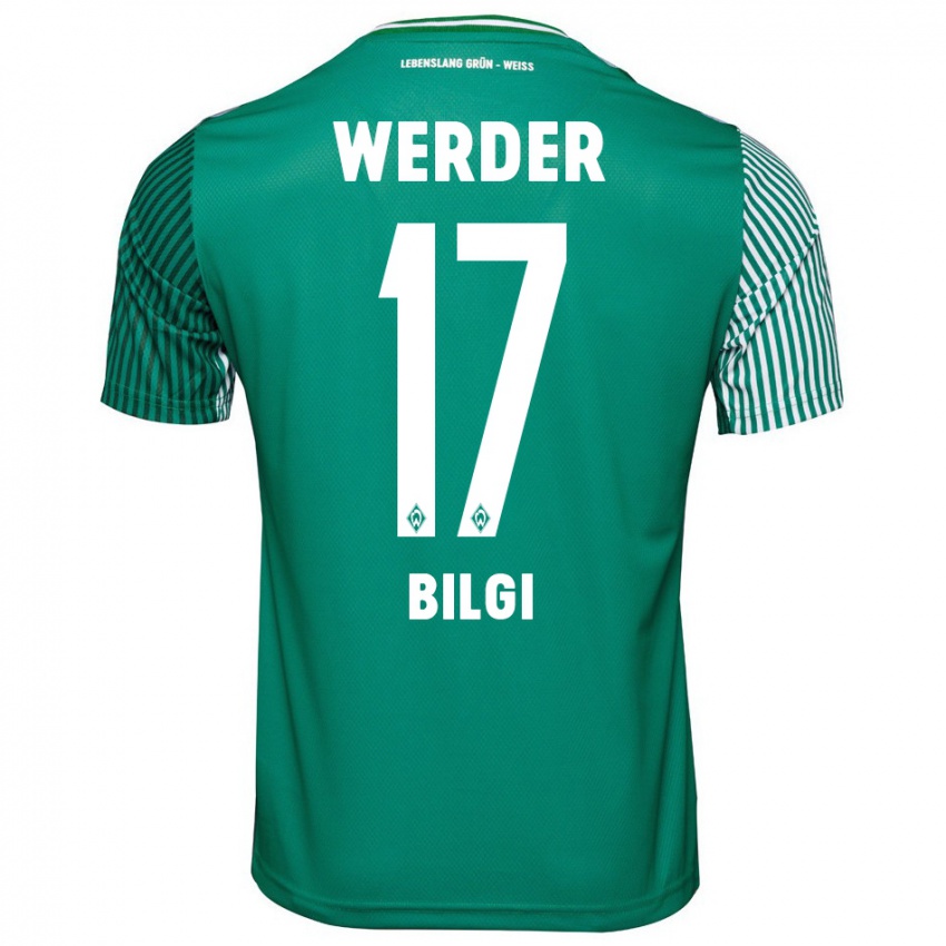 Kvinder Süleyman Bilgi #17 Grøn Hjemmebane Spillertrøjer 2023/24 Trøje T-Shirt