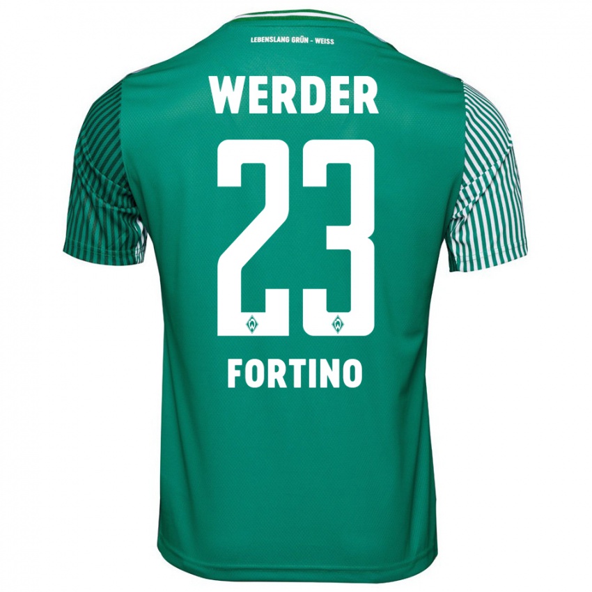 Kvinder Pierro Miguel Fortino #23 Grøn Hjemmebane Spillertrøjer 2023/24 Trøje T-Shirt