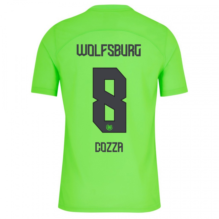 Kvinder Nicolas Cozza #8 Grøn Hjemmebane Spillertrøjer 2023/24 Trøje T-Shirt