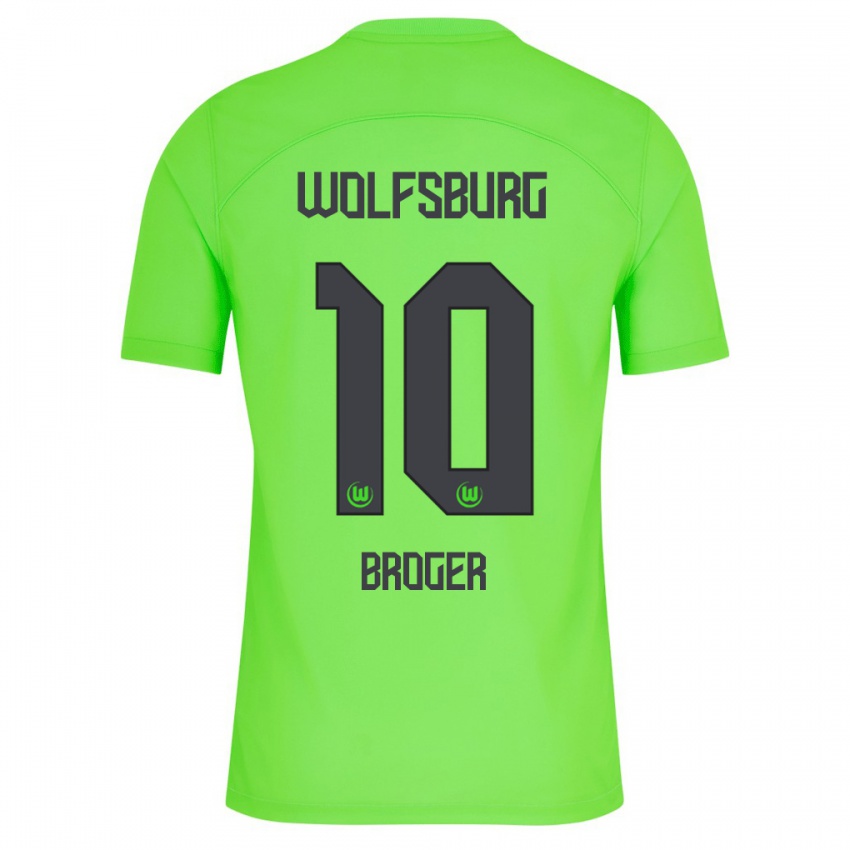 Kvinder Bennit Bröger #10 Grøn Hjemmebane Spillertrøjer 2023/24 Trøje T-Shirt