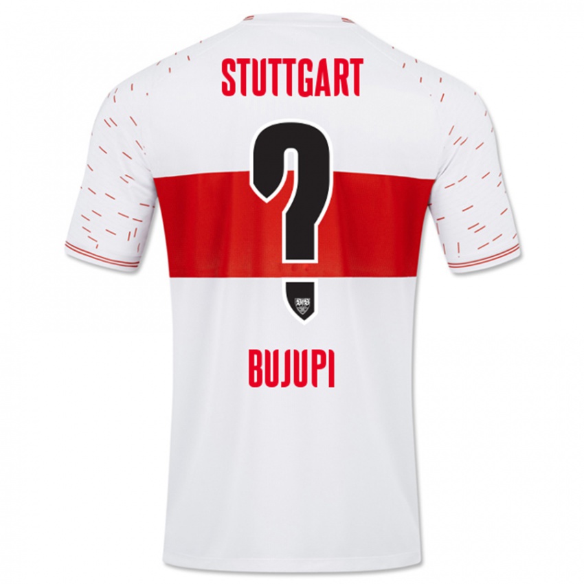 Kvinder Eliot Bujupi #0 Hvid Hjemmebane Spillertrøjer 2023/24 Trøje T-Shirt