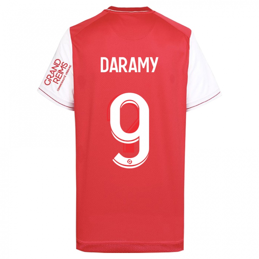 Kvinder Mohamed Daramy #9 Rød Hjemmebane Spillertrøjer 2023/24 Trøje T-Shirt
