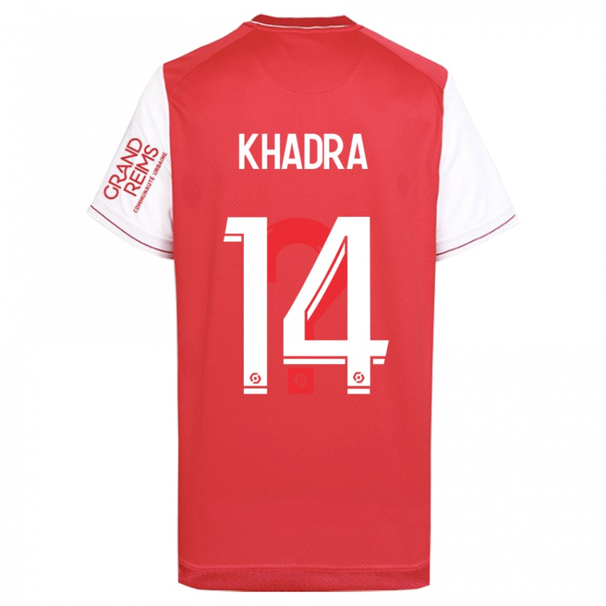 Kvinder Reda Khadra #14 Rød Hjemmebane Spillertrøjer 2023/24 Trøje T-Shirt