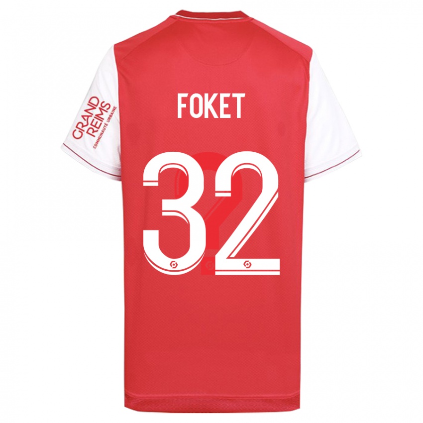 Kvinder Thomas Foket #32 Rød Hjemmebane Spillertrøjer 2023/24 Trøje T-Shirt