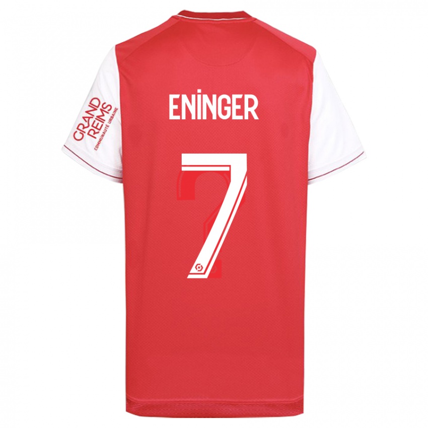 Kvinder Thelma Eninger #7 Rød Hjemmebane Spillertrøjer 2023/24 Trøje T-Shirt