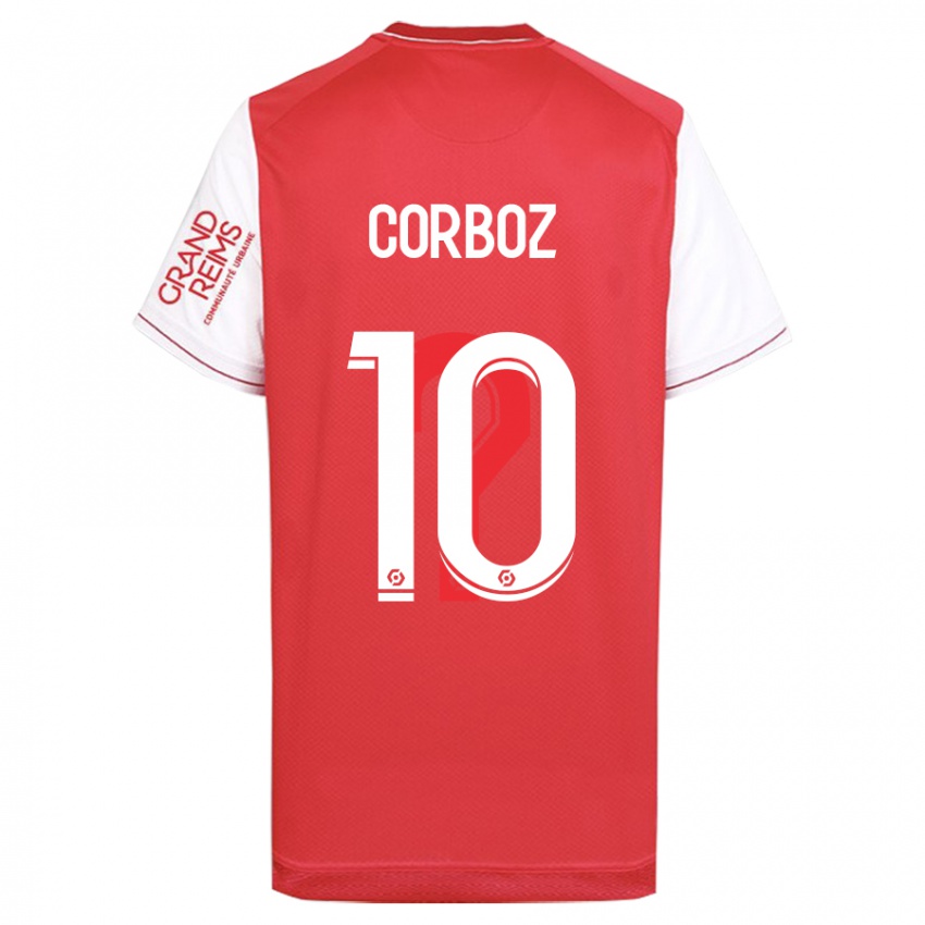 Kvinder Rachel Corboz #10 Rød Hjemmebane Spillertrøjer 2023/24 Trøje T-Shirt