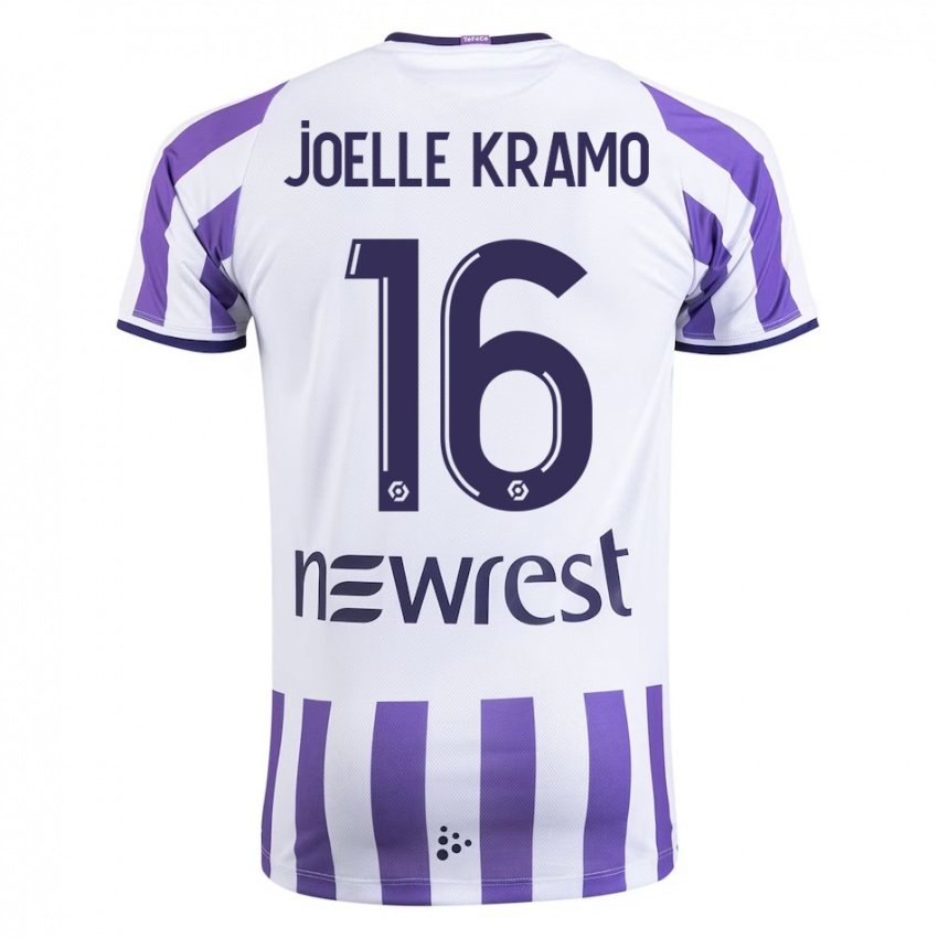 Kvinder Marie Joelle Kramo #16 Hvid Hjemmebane Spillertrøjer 2023/24 Trøje T-Shirt