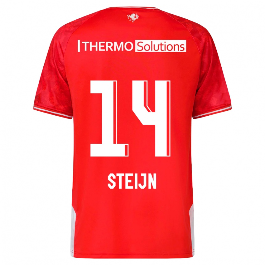 Kvinder Sem Steijn #14 Rød Hjemmebane Spillertrøjer 2023/24 Trøje T-Shirt