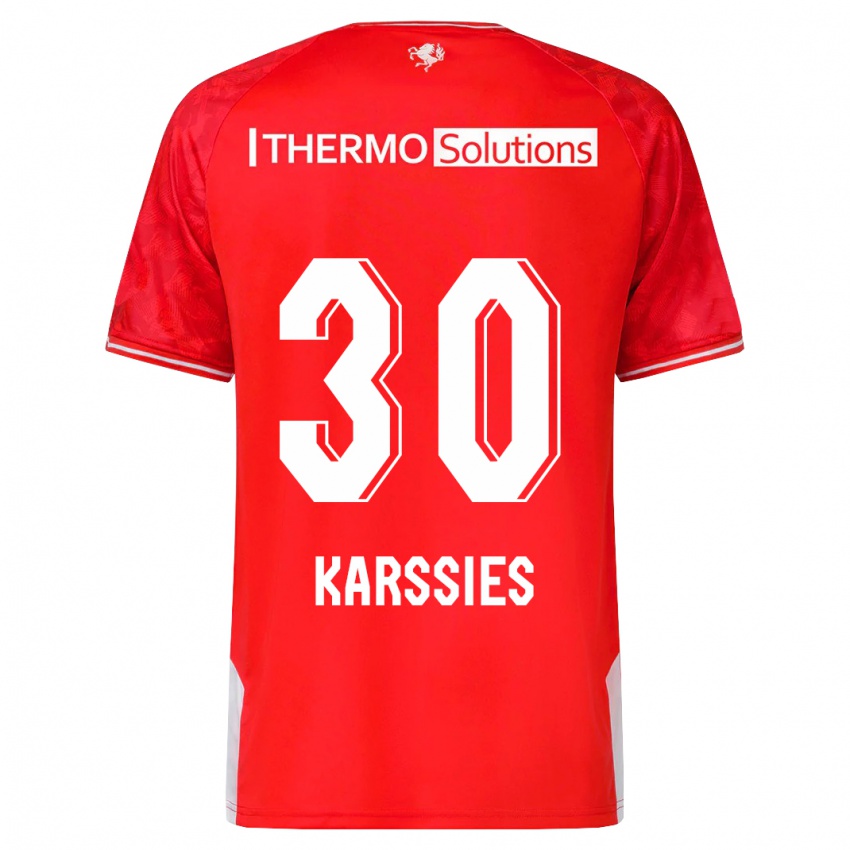 Kvinder Sam Karssies #30 Rød Hjemmebane Spillertrøjer 2023/24 Trøje T-Shirt