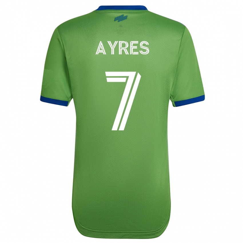 Kvinder Melina Ayres #7 Grøn Hjemmebane Spillertrøjer 2023/24 Trøje T-Shirt