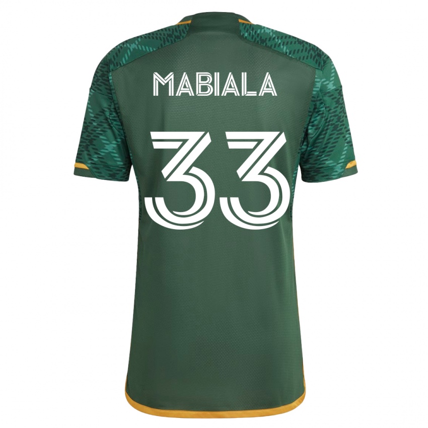 Kvinder Larrys Mabiala #33 Grøn Hjemmebane Spillertrøjer 2023/24 Trøje T-Shirt