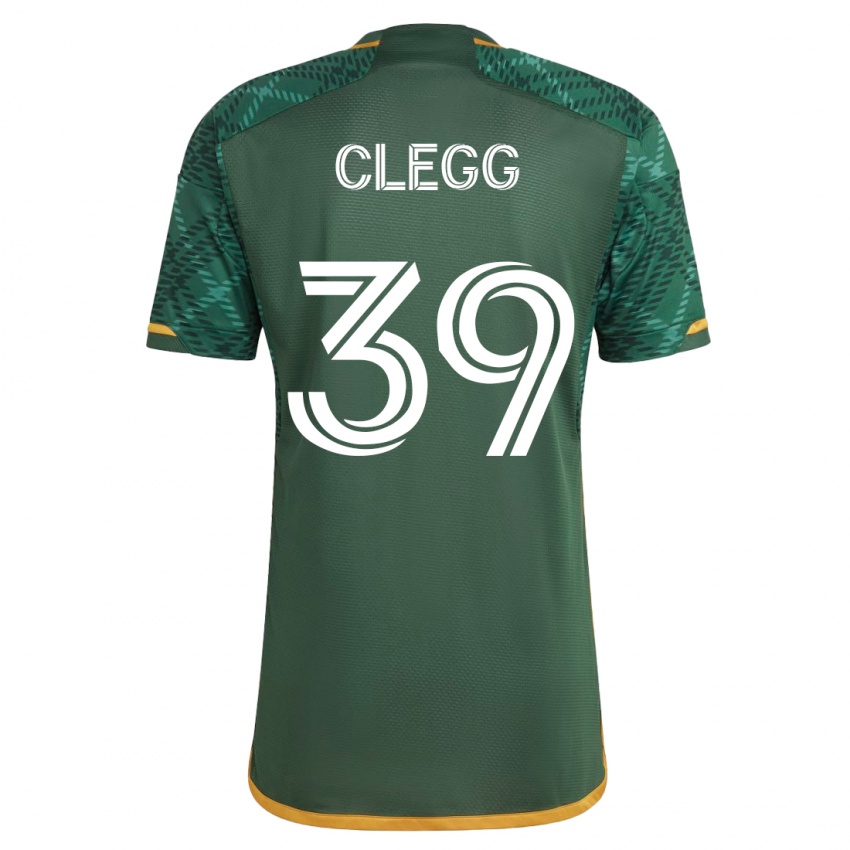 Kvinder Tyler Clegg #39 Grøn Hjemmebane Spillertrøjer 2023/24 Trøje T-Shirt