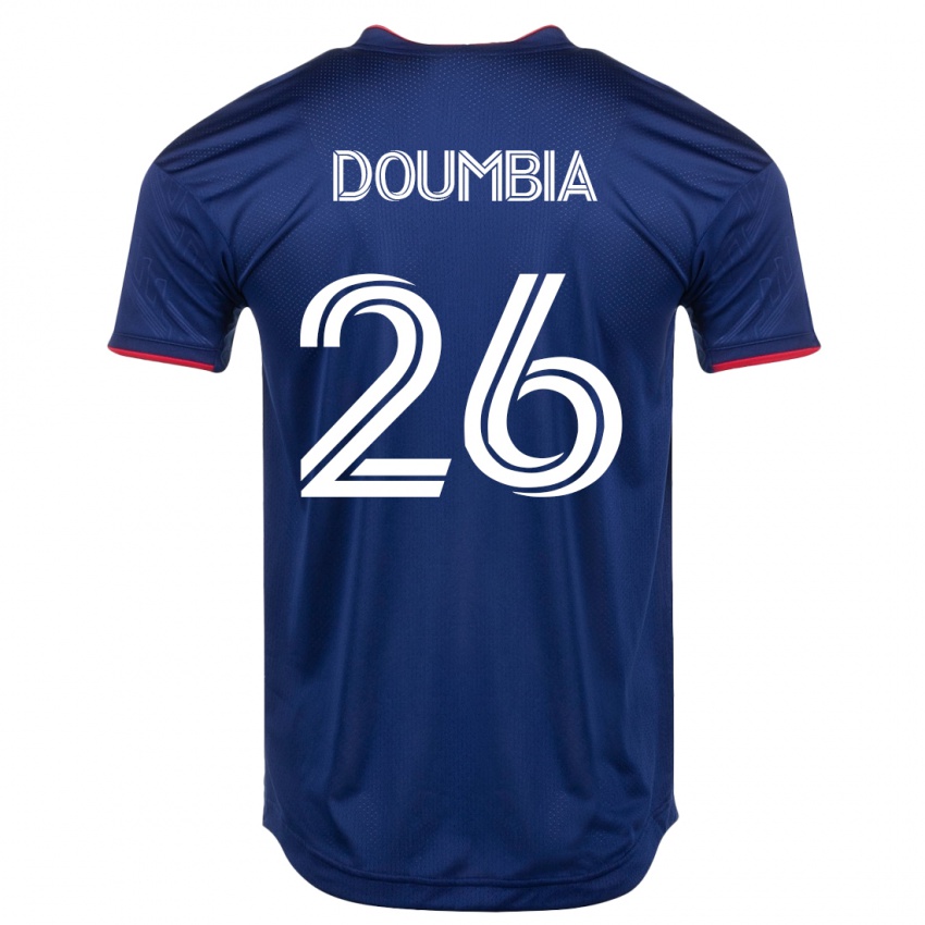 Kvinder Ousmane Doumbia #26 Flåde Hjemmebane Spillertrøjer 2023/24 Trøje T-Shirt