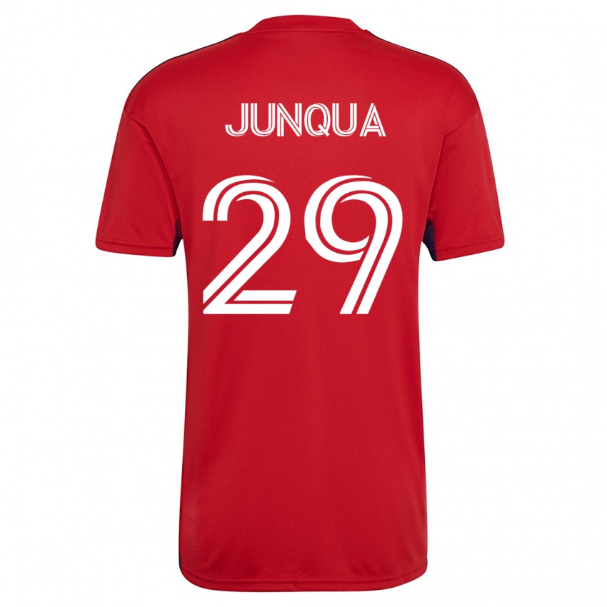 Kvinder Sam Junqua #29 Rød Hjemmebane Spillertrøjer 2023/24 Trøje T-Shirt