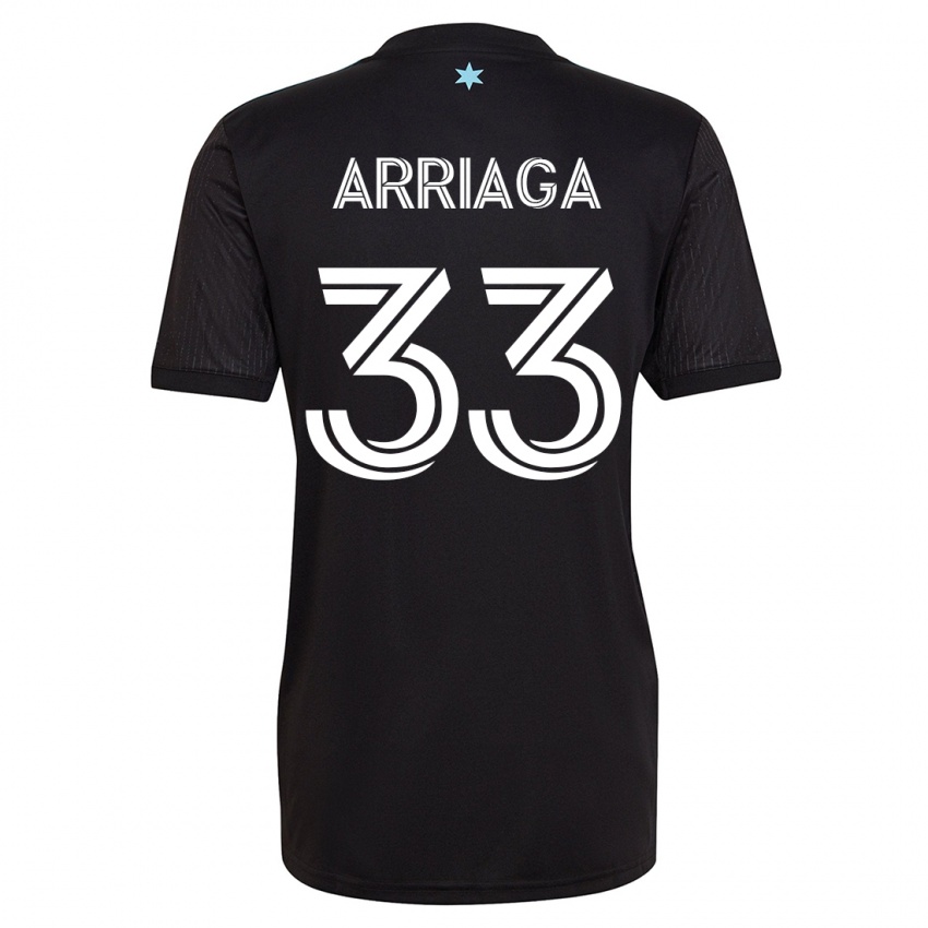 Kvinder Kervin Arriaga #33 Sort Hjemmebane Spillertrøjer 2023/24 Trøje T-Shirt