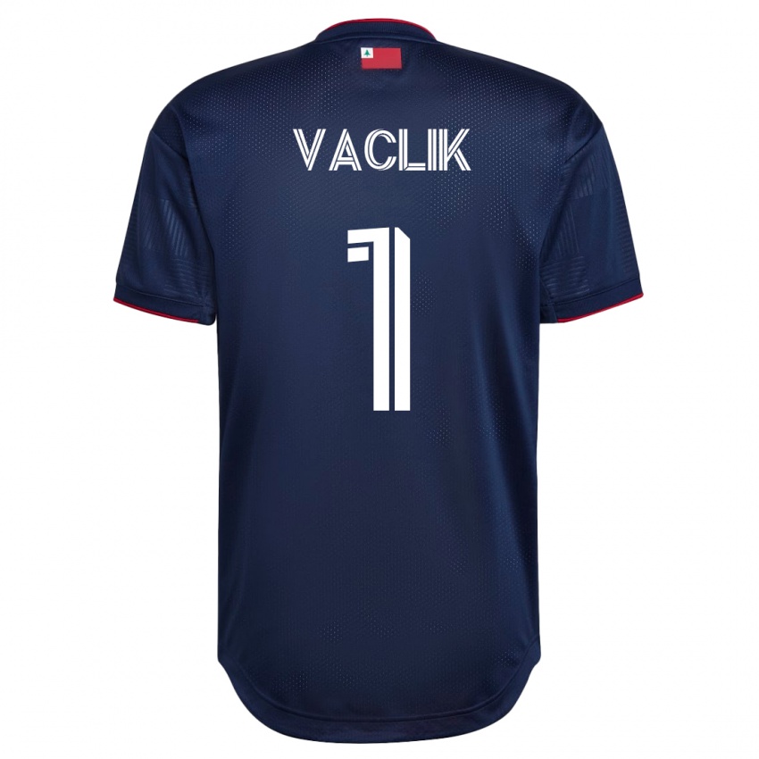 Kvinder Tomas Vaclik #1 Flåde Hjemmebane Spillertrøjer 2023/24 Trøje T-Shirt