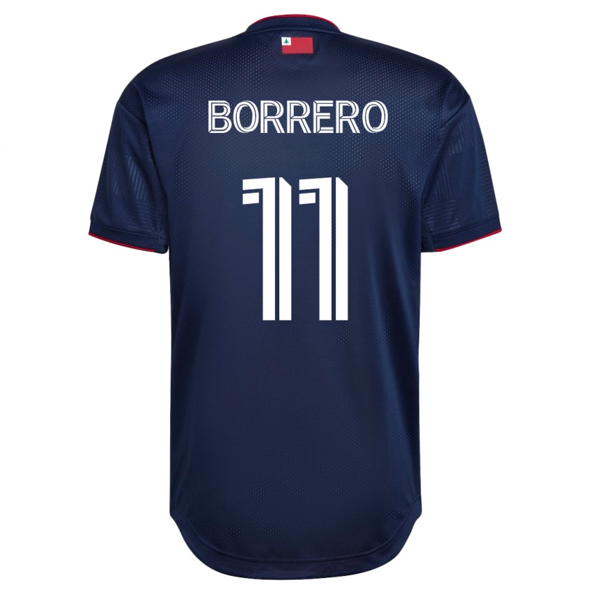 Kvinder Dylan Borrero #11 Flåde Hjemmebane Spillertrøjer 2023/24 Trøje T-Shirt