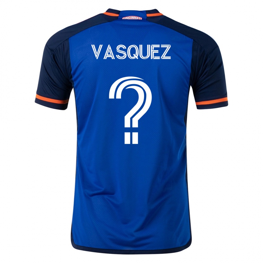 Kvinder Bryan Vásquez #0 Blå Hjemmebane Spillertrøjer 2023/24 Trøje T-Shirt