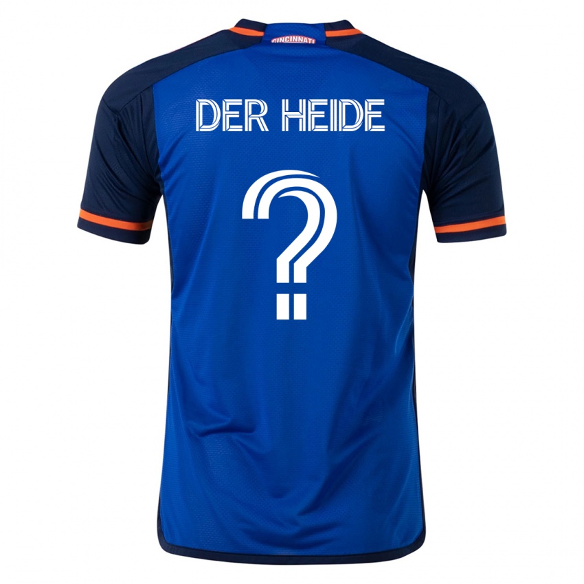 Kvinder Dimas Van Der Heide #0 Blå Hjemmebane Spillertrøjer 2023/24 Trøje T-Shirt