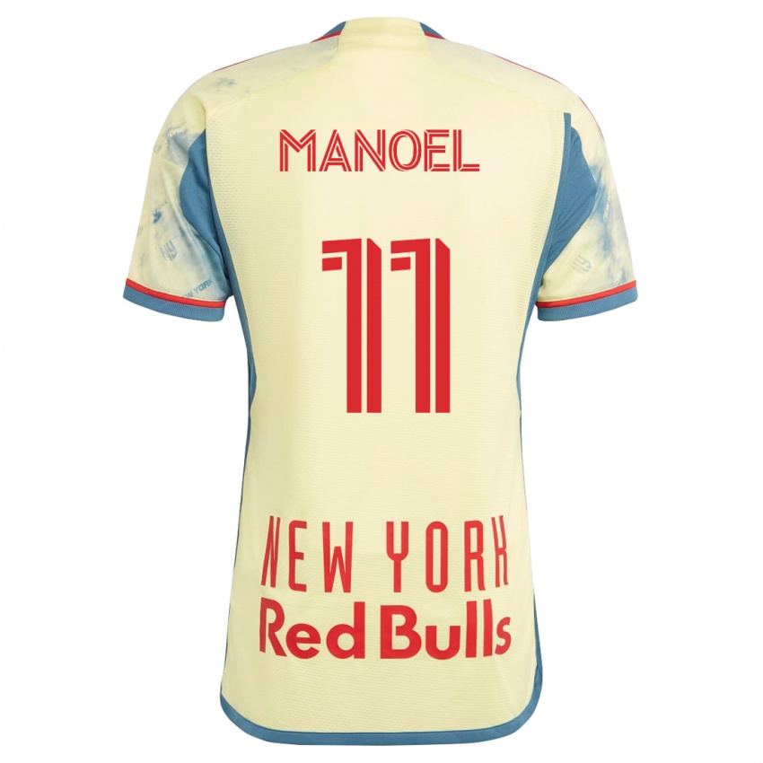 Kvinder Elias Manoel #11 Gul Hjemmebane Spillertrøjer 2023/24 Trøje T-Shirt