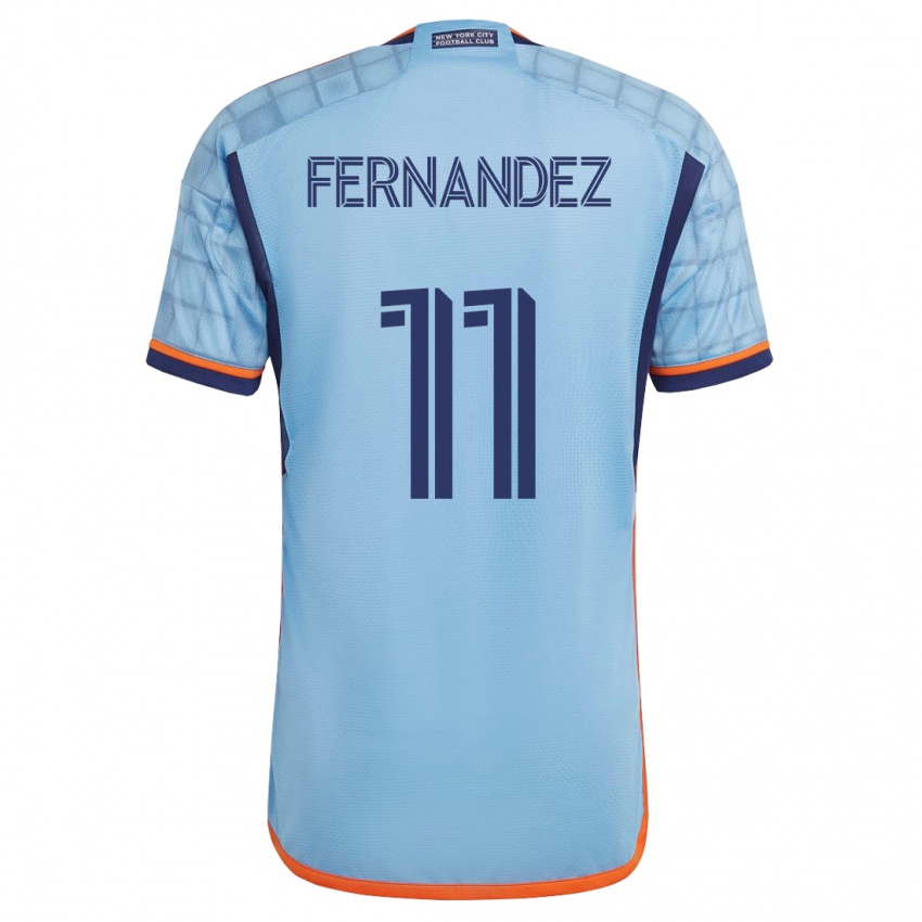 Kvinder Julián Fernández #11 Blå Hjemmebane Spillertrøjer 2023/24 Trøje T-Shirt