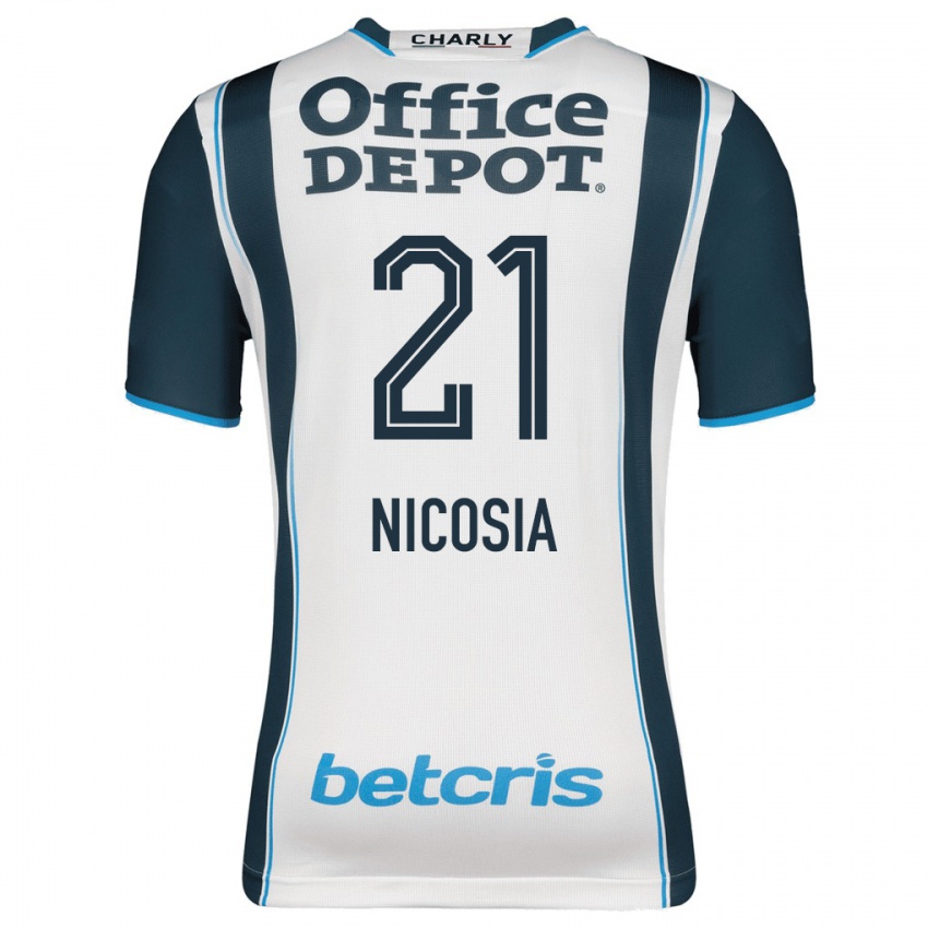 Kvinder Nina Nicosia #21 Flåde Hjemmebane Spillertrøjer 2023/24 Trøje T-Shirt
