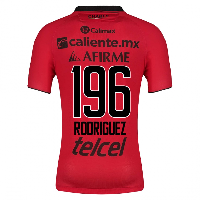 Kvinder Prince Rodríguez #196 Rød Hjemmebane Spillertrøjer 2023/24 Trøje T-Shirt