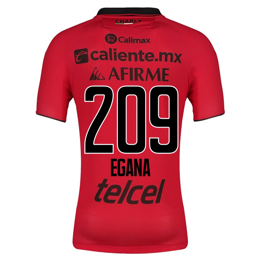 Kvinder Arath Egaña #209 Rød Hjemmebane Spillertrøjer 2023/24 Trøje T-Shirt