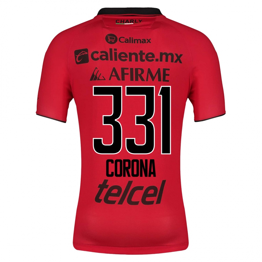 Kvinder José Corona #331 Rød Hjemmebane Spillertrøjer 2023/24 Trøje T-Shirt