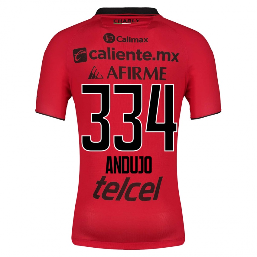 Kvinder Favio Andujo #334 Rød Hjemmebane Spillertrøjer 2023/24 Trøje T-Shirt