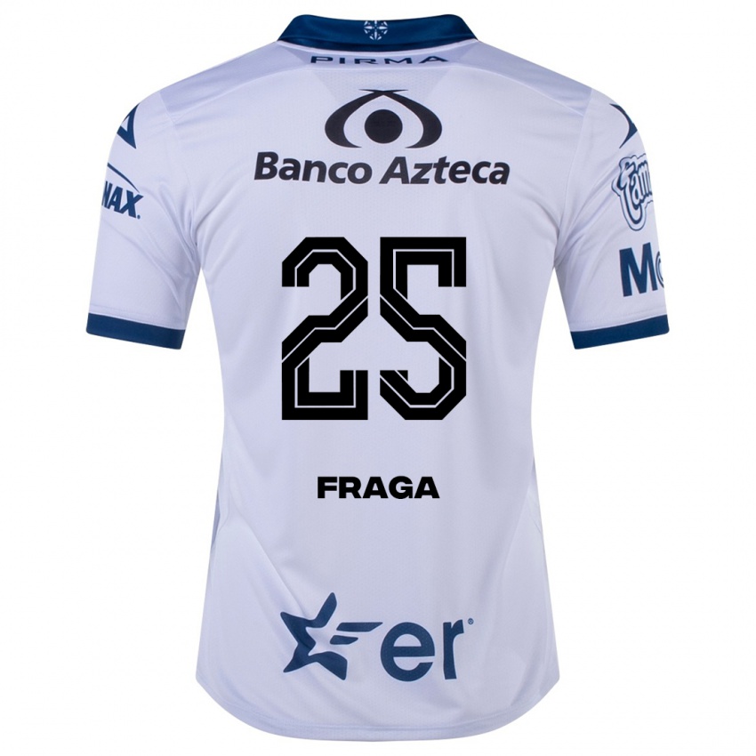 Kvinder Miguel Fraga #25 Hvid Hjemmebane Spillertrøjer 2023/24 Trøje T-Shirt